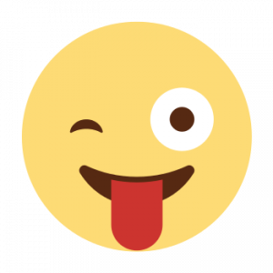 emoji wink